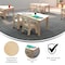 Flash Furniture 20.75 in W, 47 in L, 14.5 in H, Beechwood, Birch Plywood, Beech MK-ME088016-GG - alternate 8